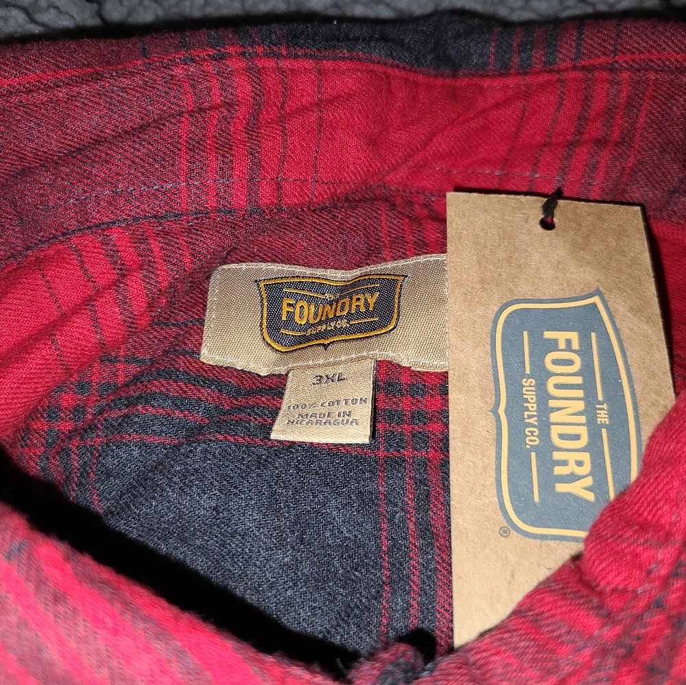 The Foundry Plaid Button Shirt